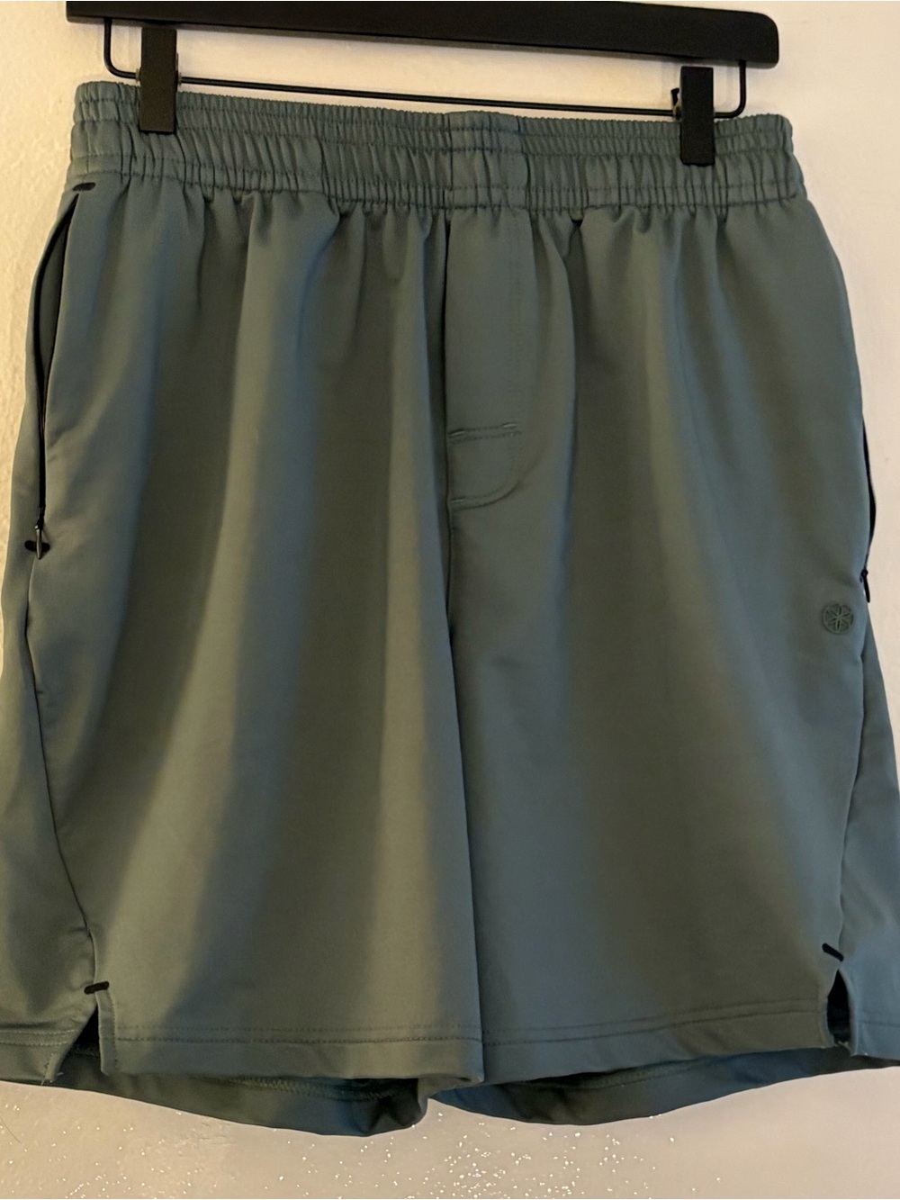 Men's Gaiam Green Athletic Shorts
